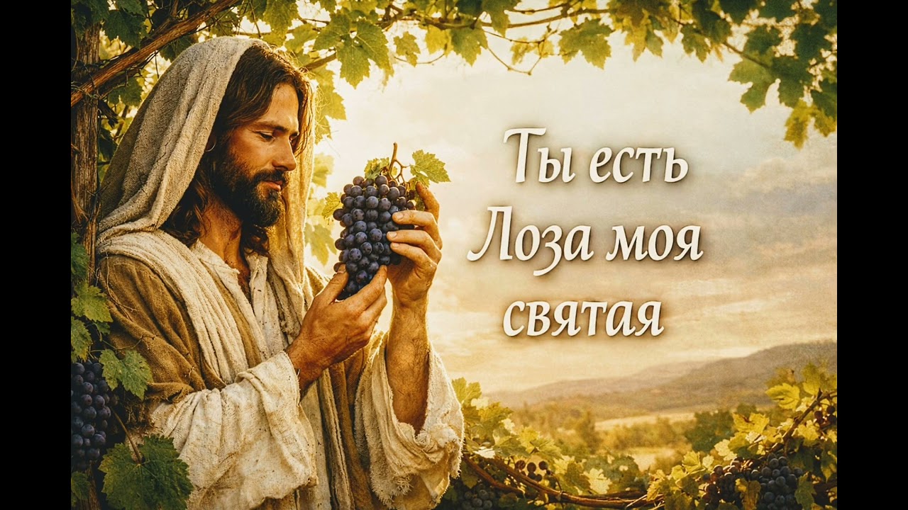 ~Ты есть Лоза моя святая» ~Ин:15÷4-5.  Христианская песня поклонения🙏