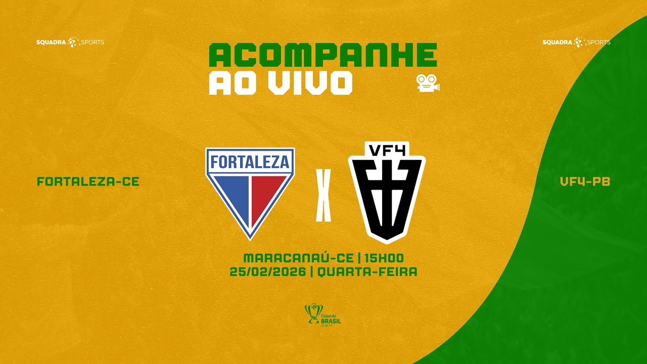 AO-VIVO | FORTALEZA-CE VS VF4-PB | COPA DO BRASIL SUB-17