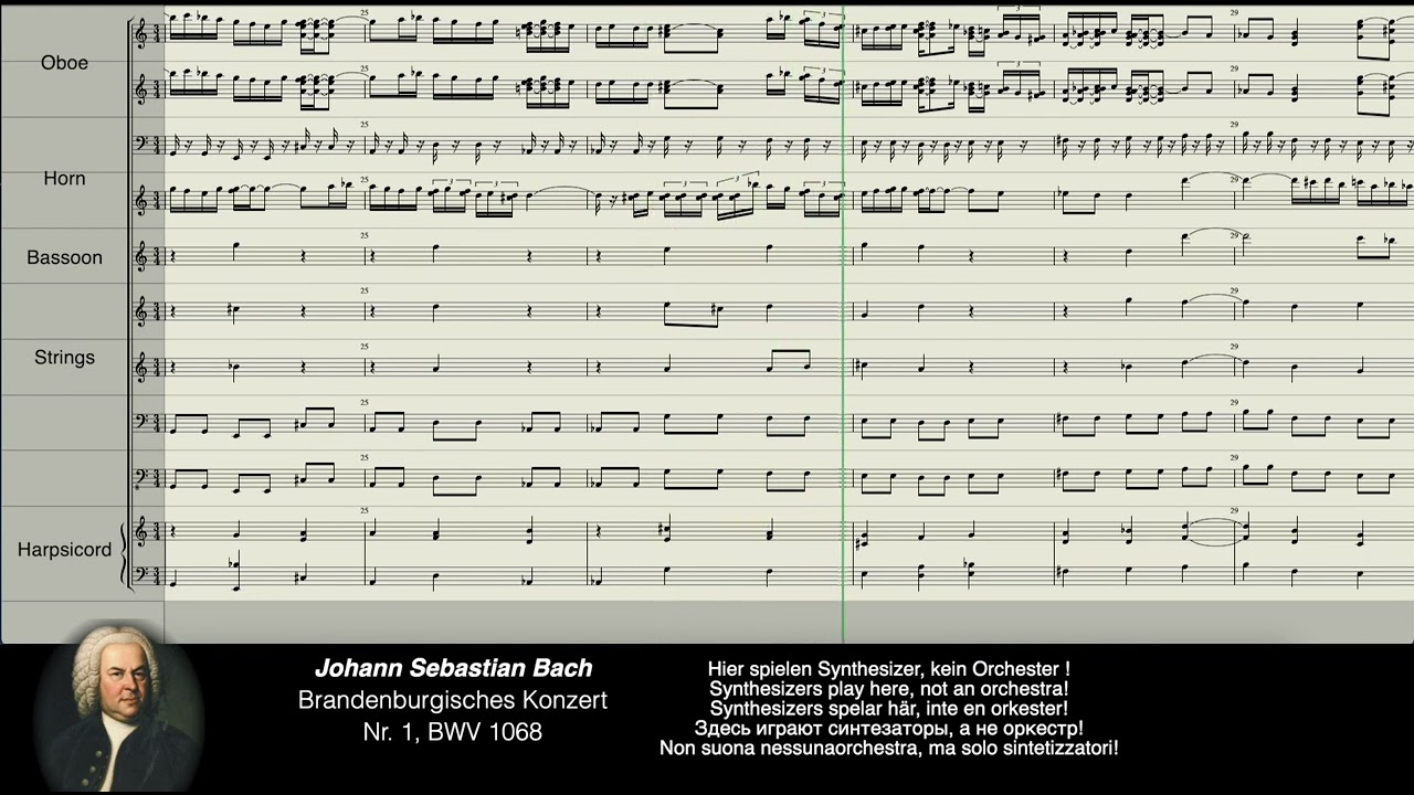 Bach Digital: Brandenburgisches Konzert Nr.1, BWV 1046