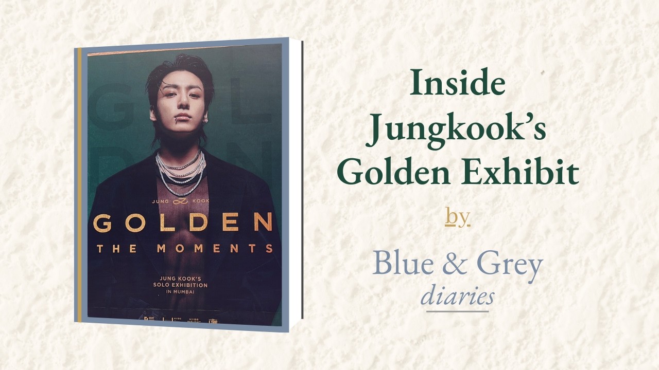 Inside Jungkook's GOLDEN Exhibition | Mumbai! 💜✨