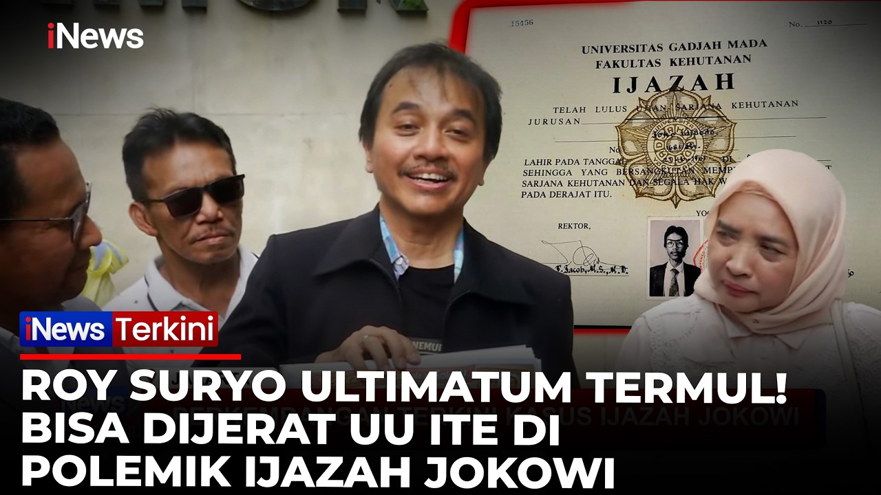 Blak-Blakan! Roy Suryo Ungkap Ancaman UU ITE untuk Termul-Termul di Kasus Ijazah Jokowi