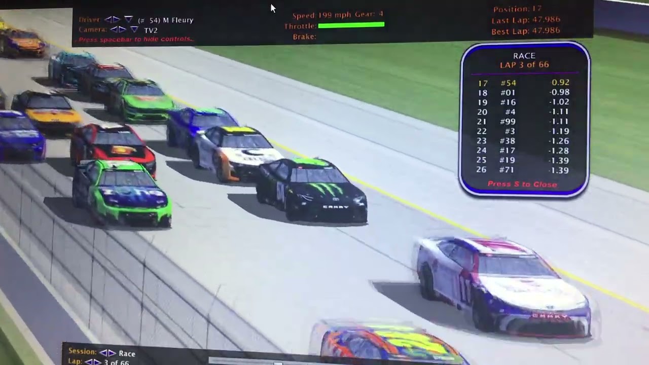 #nascar #simulateur #talladegasuperspeedway  Mars 2026