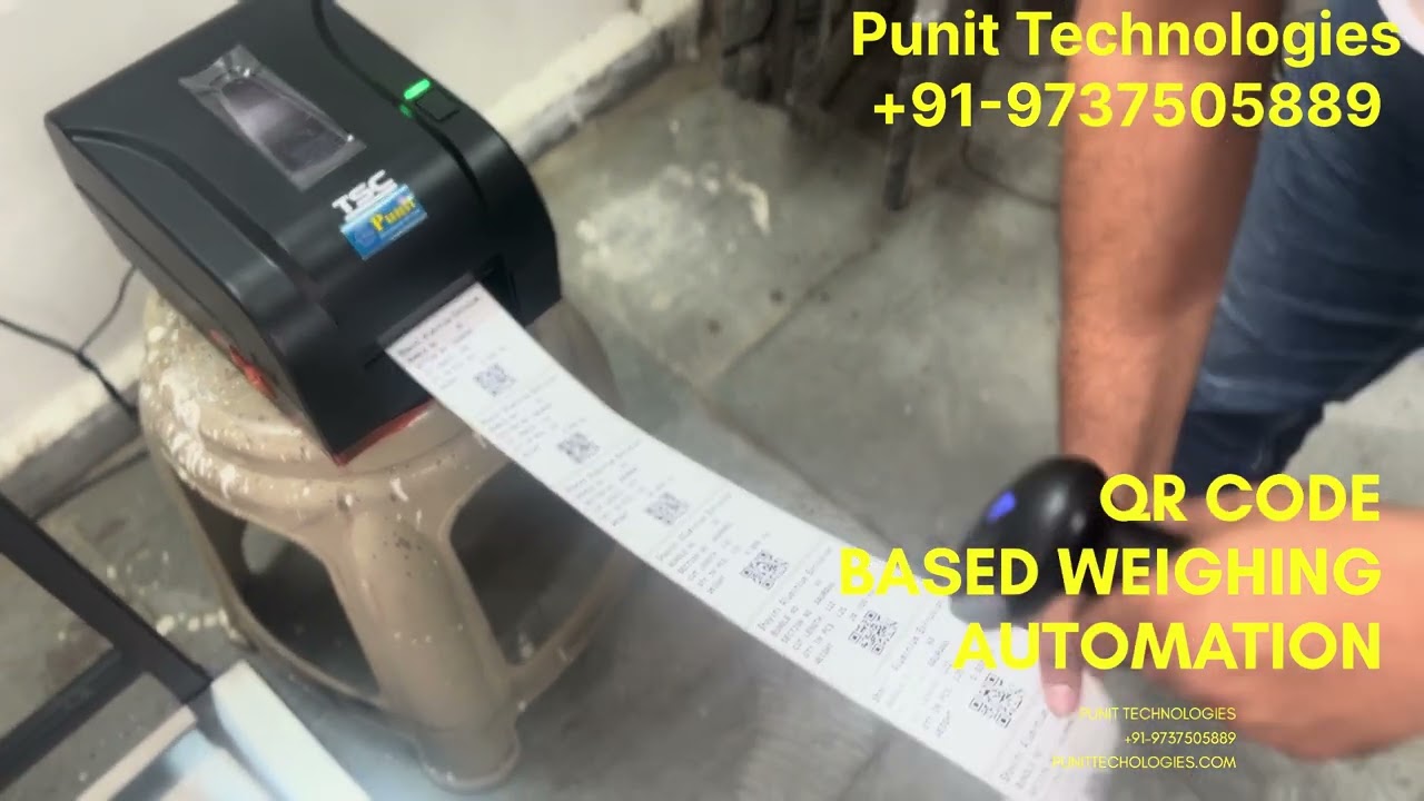 Capture Realtime Weight, Generate QR Label & Store It on Cloud — No Manual Work Needed