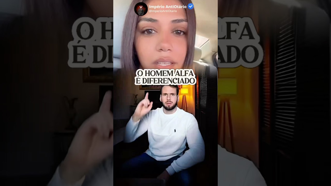 O homem alfa &eacute; diferenciado