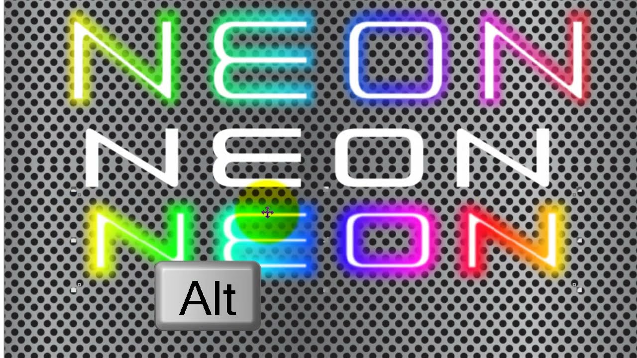 Step-72, Learn CorelDraw in hindi, Effect Neon Text