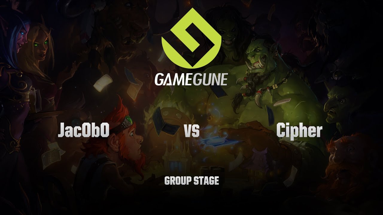 [RU] Cipher vs Jac0b0 | GameGune 2015 | Group Stage