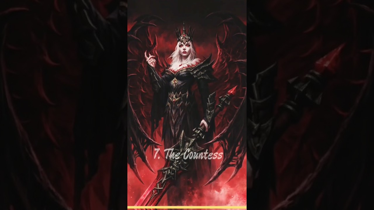 Top 10 STRONGEST FEMALE CHARACTERS in THE DIABLO FRANCHIES in GAME'S #top10 #strongestcharacters