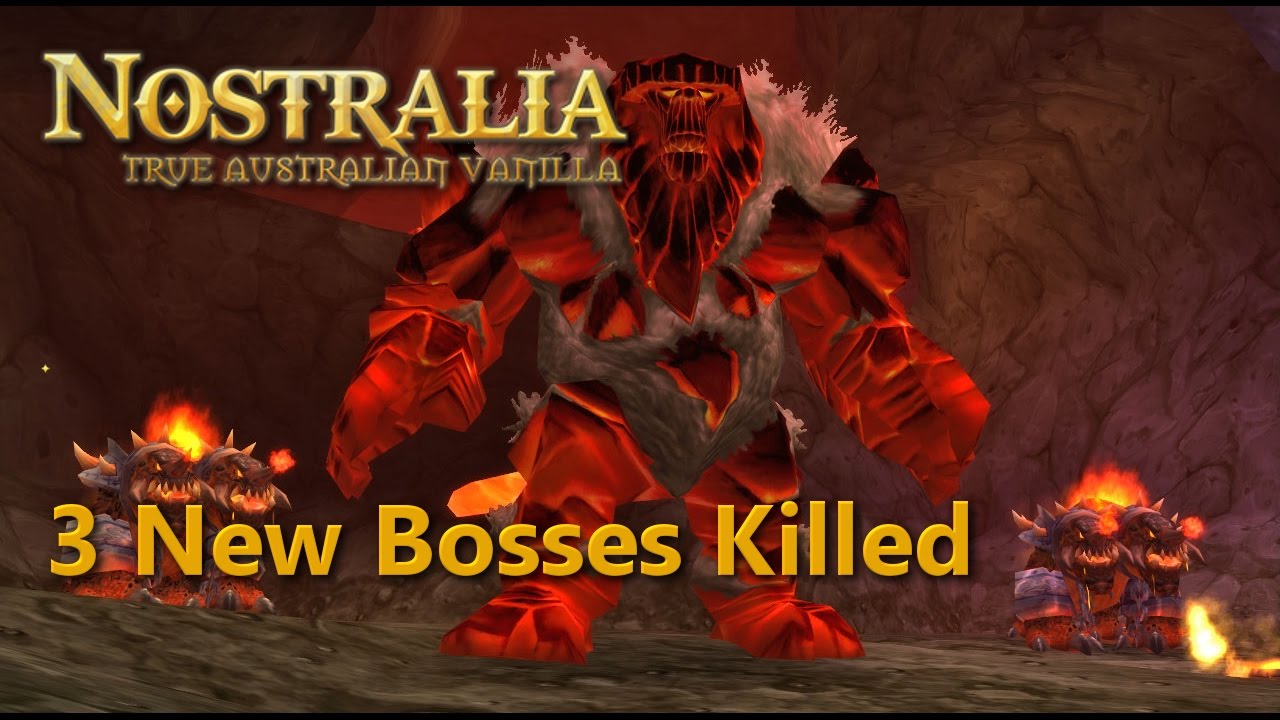 Golemag, Sulfron, Shazzrah - Vanilla WoW -  Nostralia.org