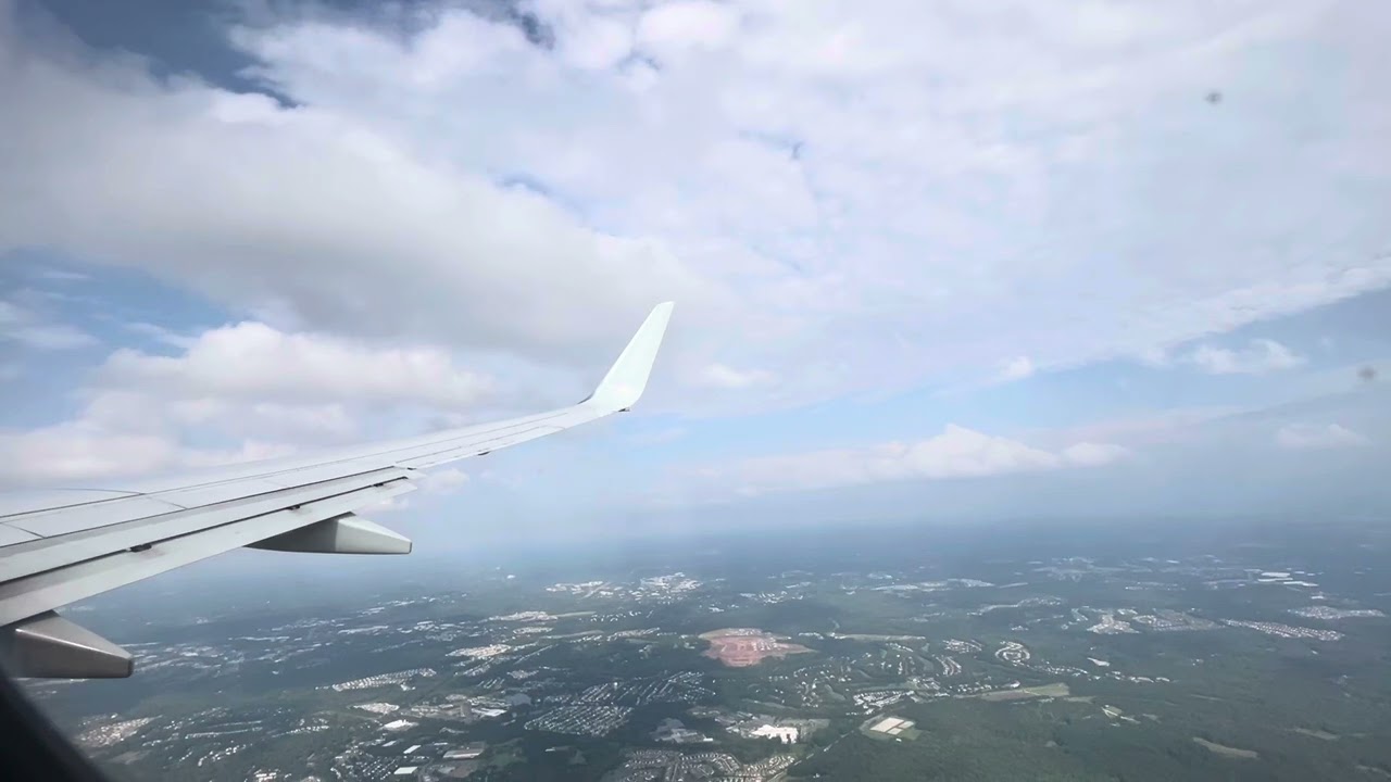 Landing at CLT (Charlotte International Airport)