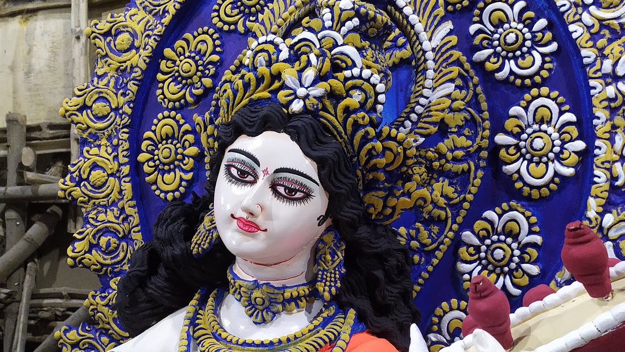 SARASWATI PUJA 2022 PREPARATIONS AT SCULPTOR SRI SANATAN RUDRA PAL'S STUDIO