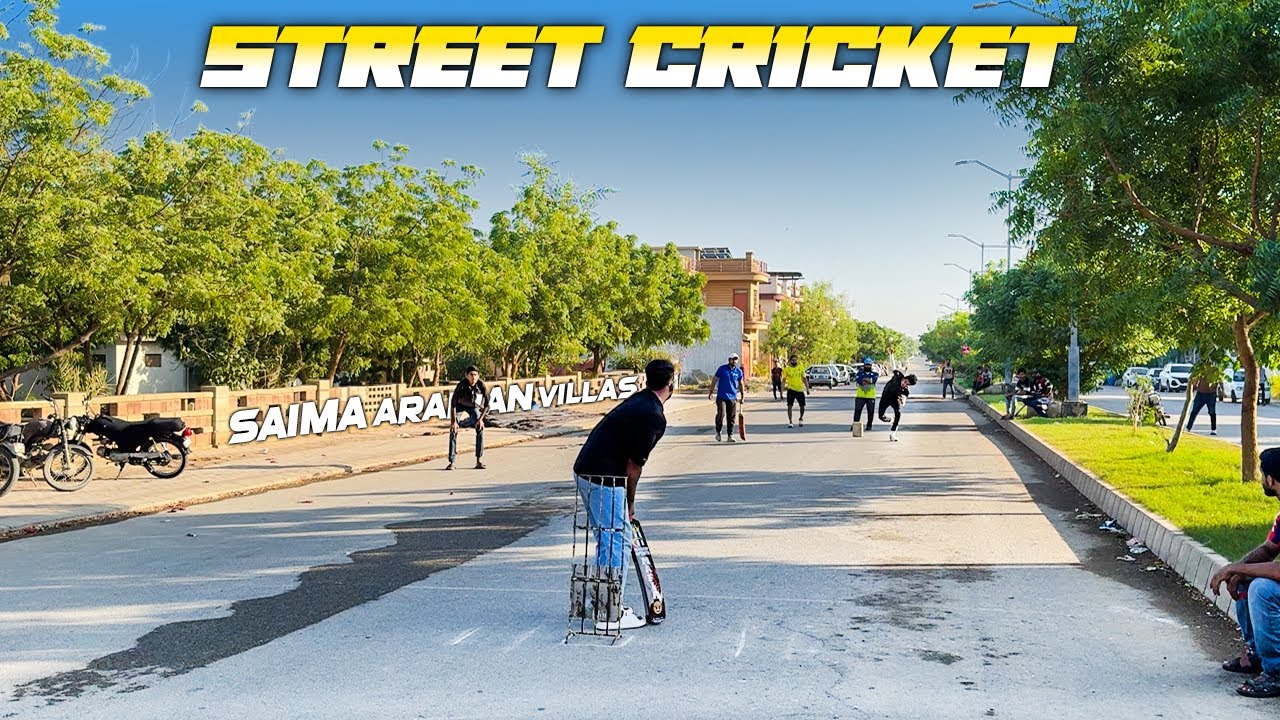 Aj Hum Street Cricket Tournament Khelne Gaye Saima Arabian Villas !! 😍