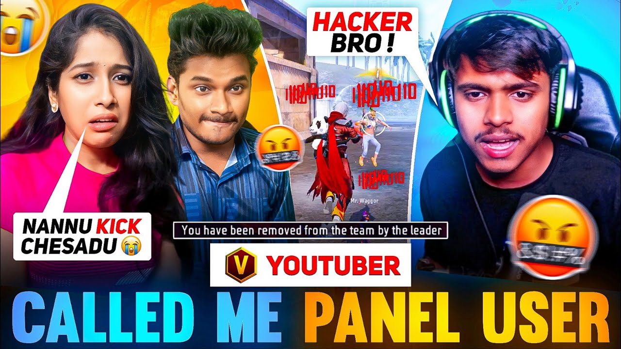 V🤯Badge Youtuber@kaalyt2413 🤬Kicked @htg_bebamma😡 He Called Me PANEL User