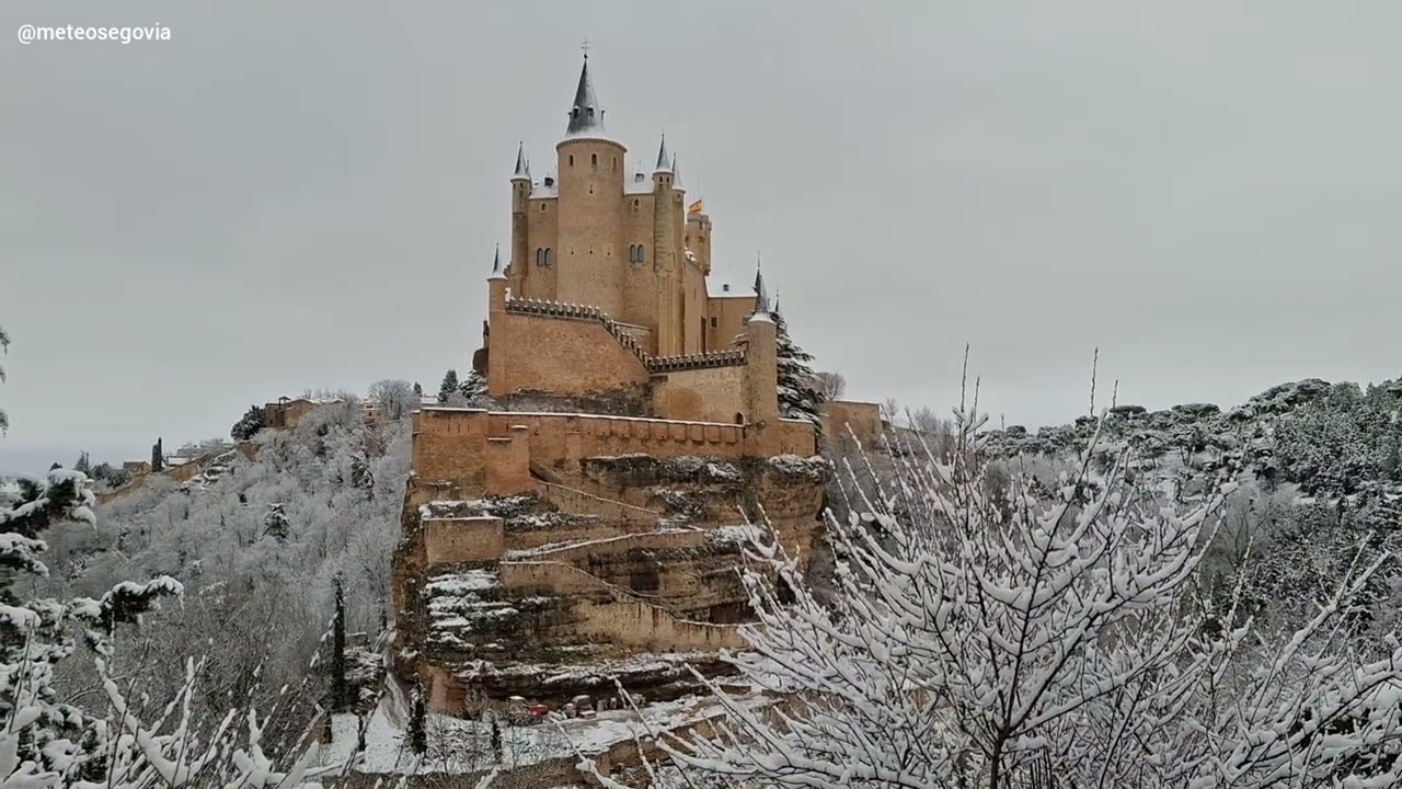 Ruta por Segovia nevada. Borrasca ingrid 24/01/2026