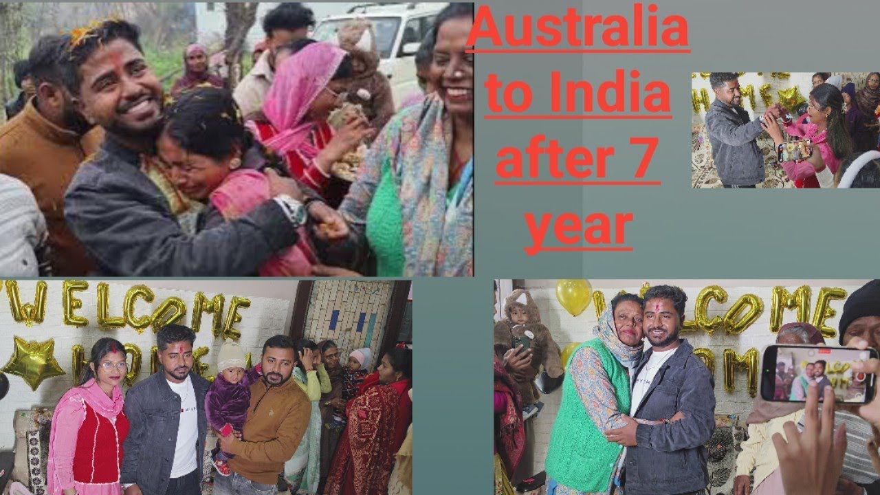 Welcome to India after 7 years Australia to India 🇦🇺to🇮🇳 (37th vlog)