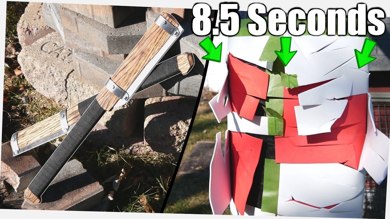 -DIY- Escrima RAZOR CLEAVERS (SPOOKY FAST)