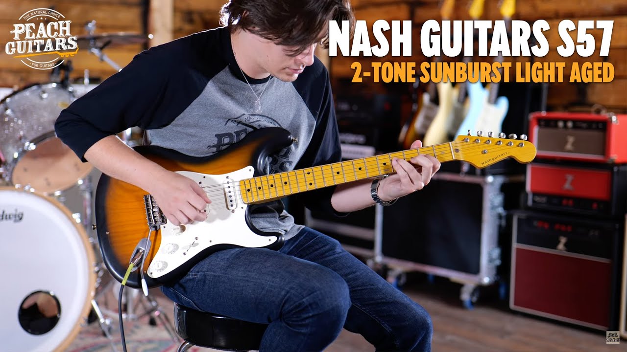 No Talking...Just Tones | Nash Guitars - S57 | 2 Tone Sunburst Light Aged