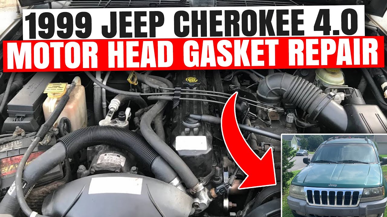 1999 Jeep Cherokee 4.0 Motor Head Gasket Repair