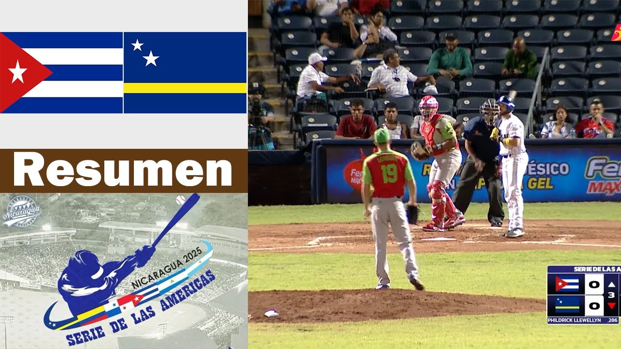 Resumen: Cuba vs Curaçao | Serie de las Américas (26/1/2025)