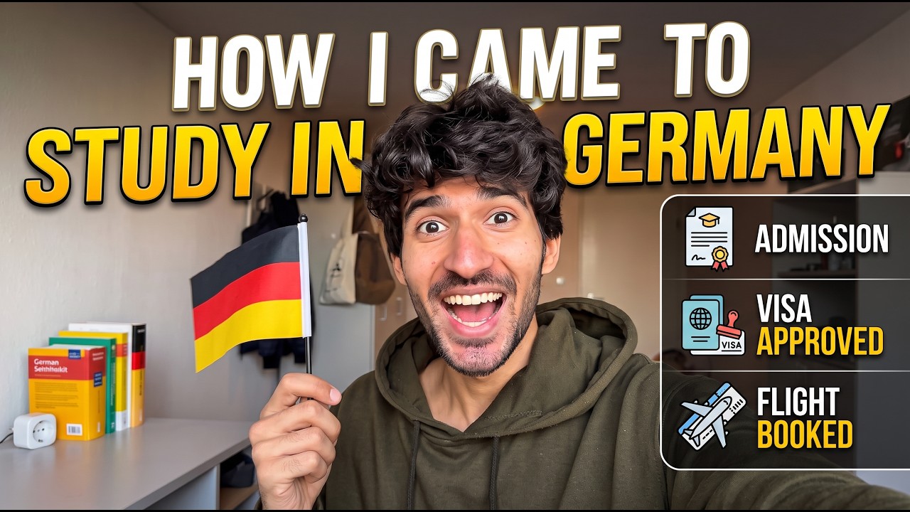 How I Came to STUDY in GERMANY (Admission, Visa, Flight)