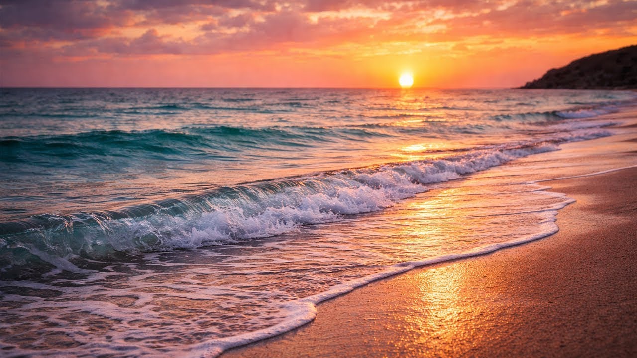 Calm Ocean Waves | Natural Sea Ambience