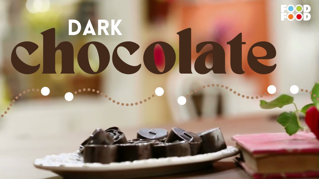 Dark Chocolate Recipe | Easy Dark Chocolate Recipe | Nutty Dark Chocolate Recipe | FoodFood