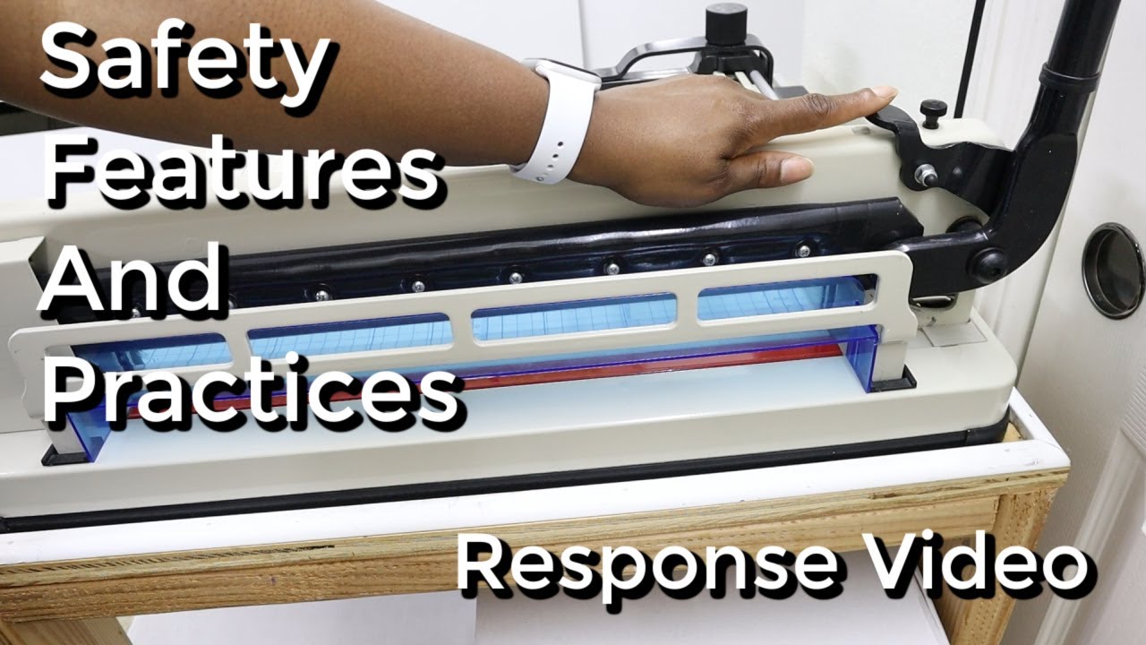 Are You Safe With This Blade? HFS Heavy Duty 17'' Guillotine Paper Cutter