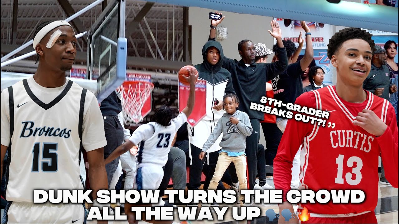 DUNK SHOW Turns the Crowd All the Way Up!! ⬆️🔥🔥 || #1 Zachary vs. #1 John Curtis