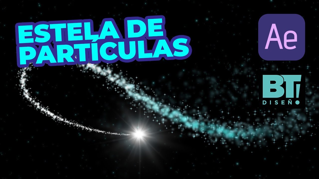 Cómo hacer una ESTELA DE PARTÍCULAS con After Effects - Efecto COMETA -