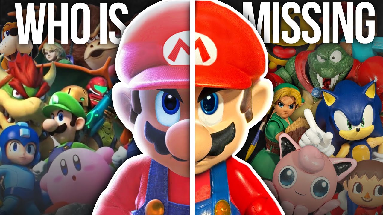 Сколько персонажей SMASH BROS имеют ФИГУРКИ???