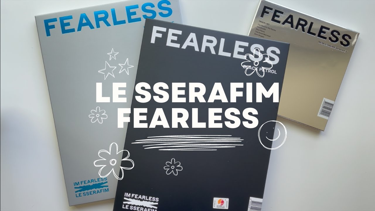 LE SSERAFIM FEARLESS 1st MINI ALBUM UNBOXING