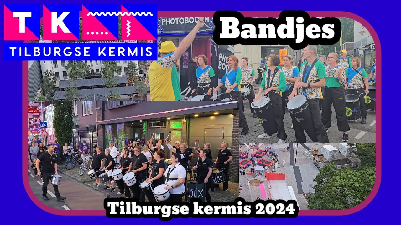 Bandjes op de Tilburgse kermis 2024
