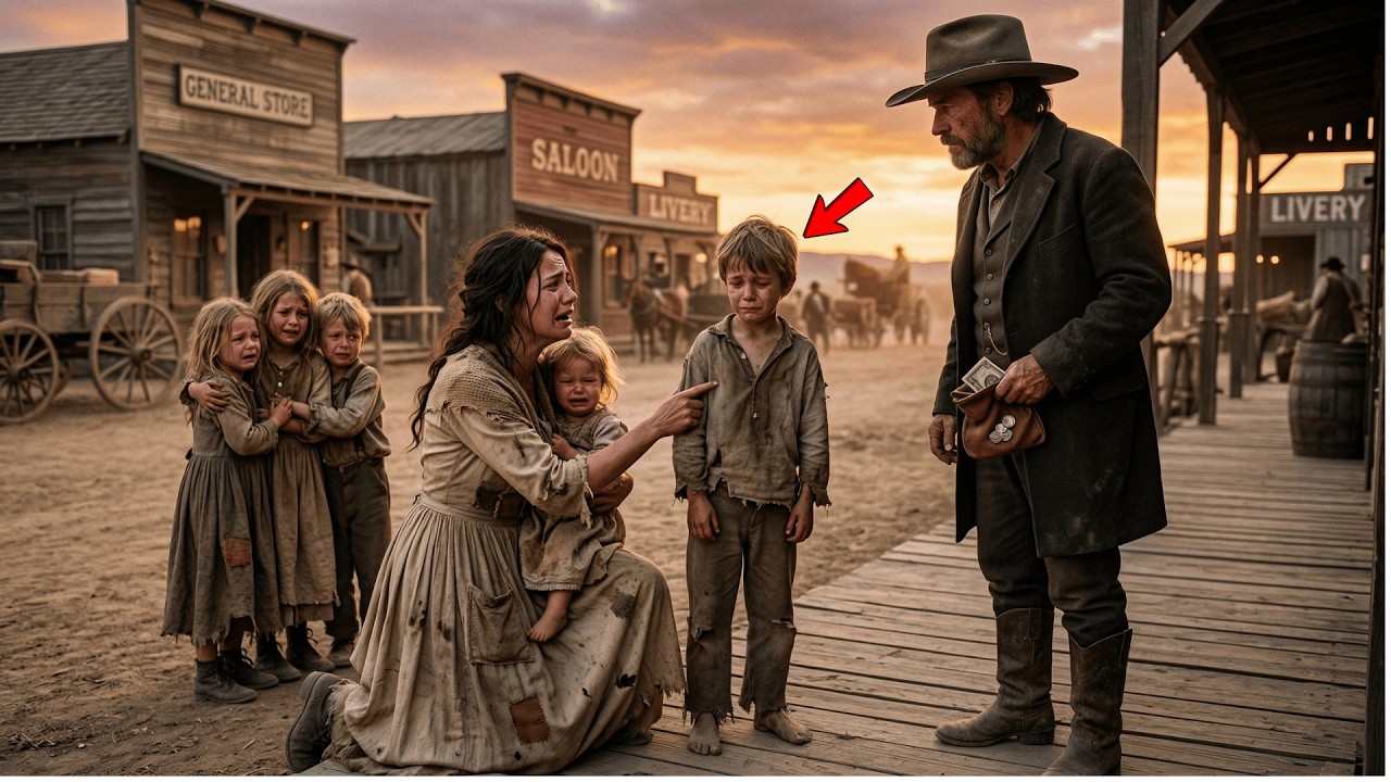 Please Take my son and Give Some Money A Starving Mother Said What Cowboy Did Next Everyone Will Cry