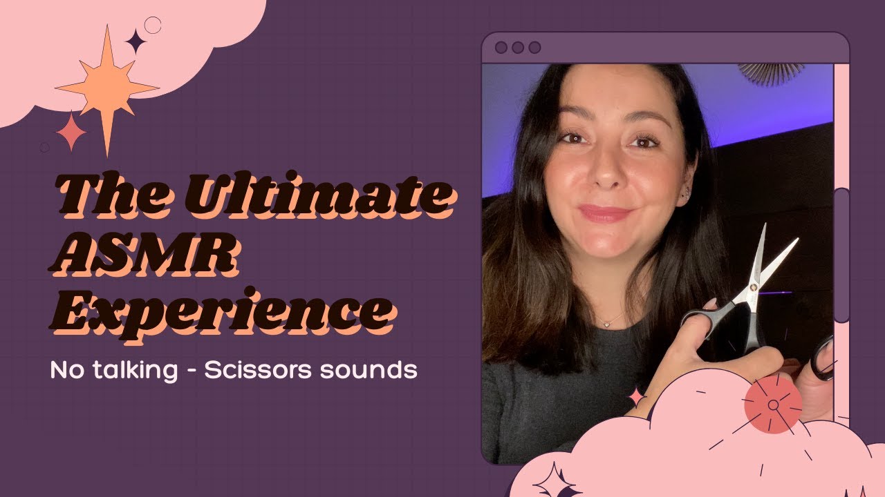 The ultimate ASMR experience / No talking / Scissors sounds / Fabric scratching