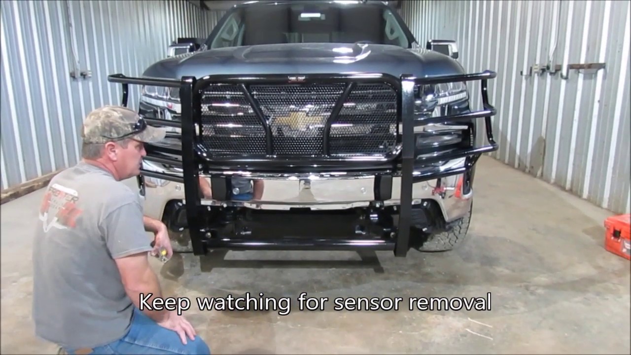 Frontier Grille Guard 2019 Chevy Silverado Installation