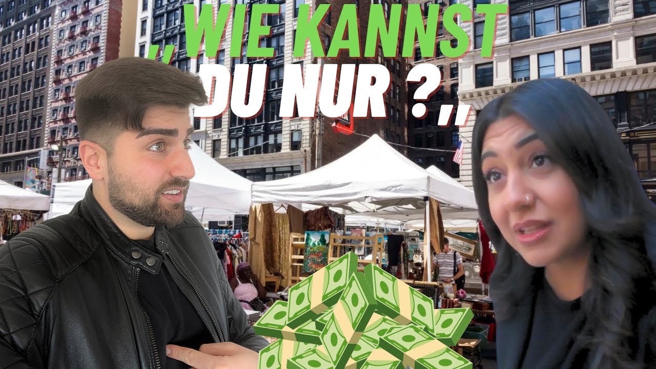 Flohmarkt Verkäufer Sprachlos ! Handel Prank