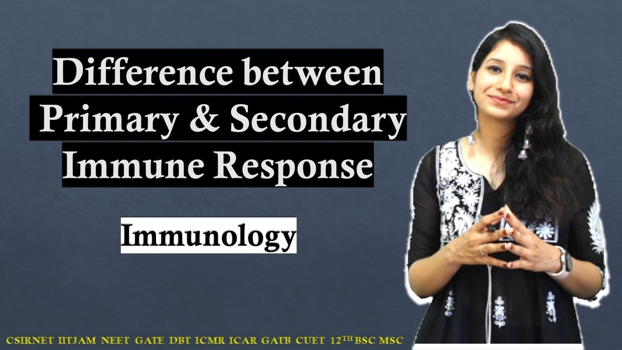 Difference between Primary and Secondary Immune Response I Immunology I CSIRNET NEET IITJAM GATE