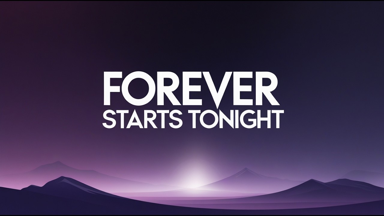 Forever Starts Tonight 💛 Under The Same Moon | Romantic Love Song (Lyrics)