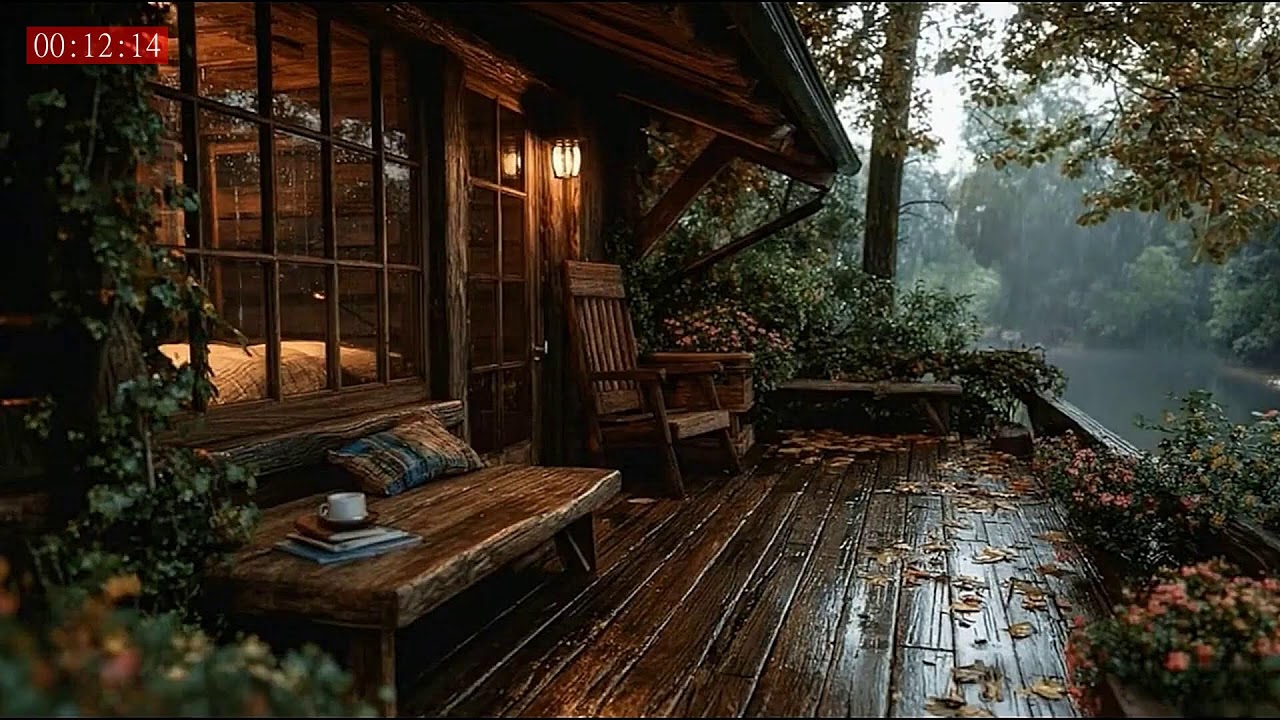 Cure Insomnia with Heavy Rain and Thunder for Deep Night Sleep