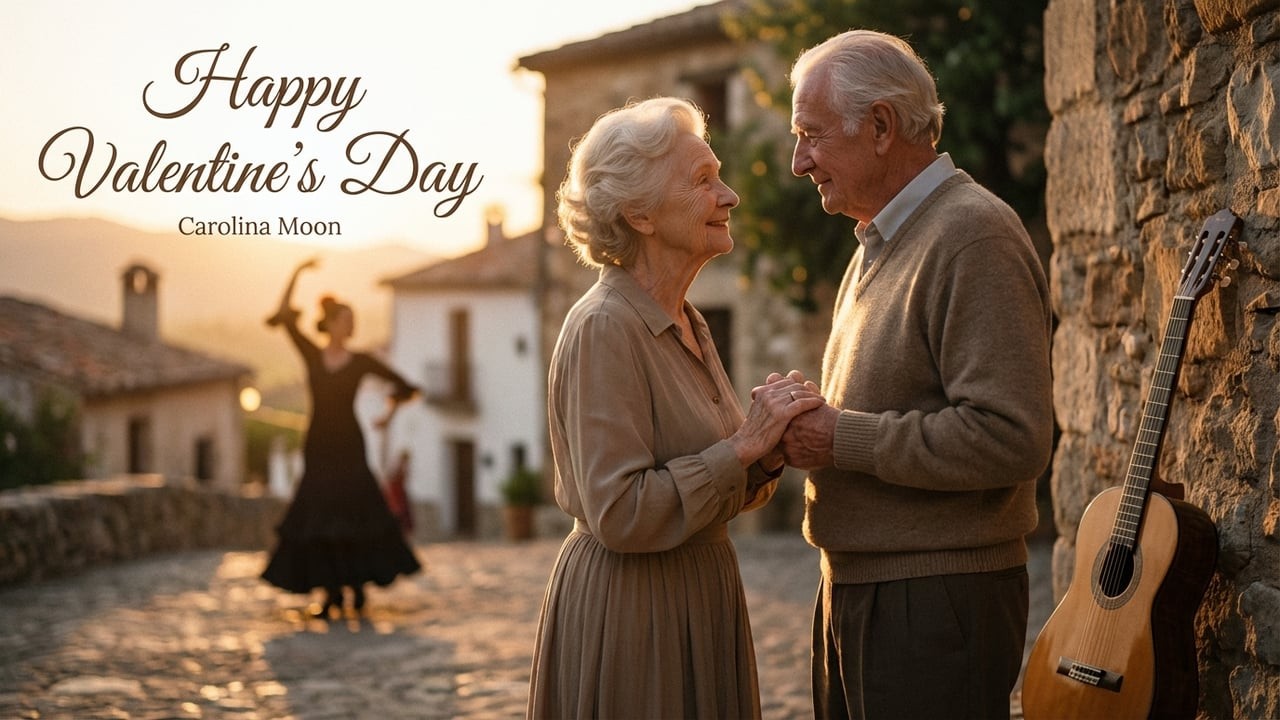 Happy Valentine’s Day, Carolina Moon – Spanish Flamenco Love Song for a Lifelong Marriage