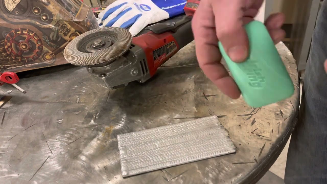 Quick tip for grinding aluminum