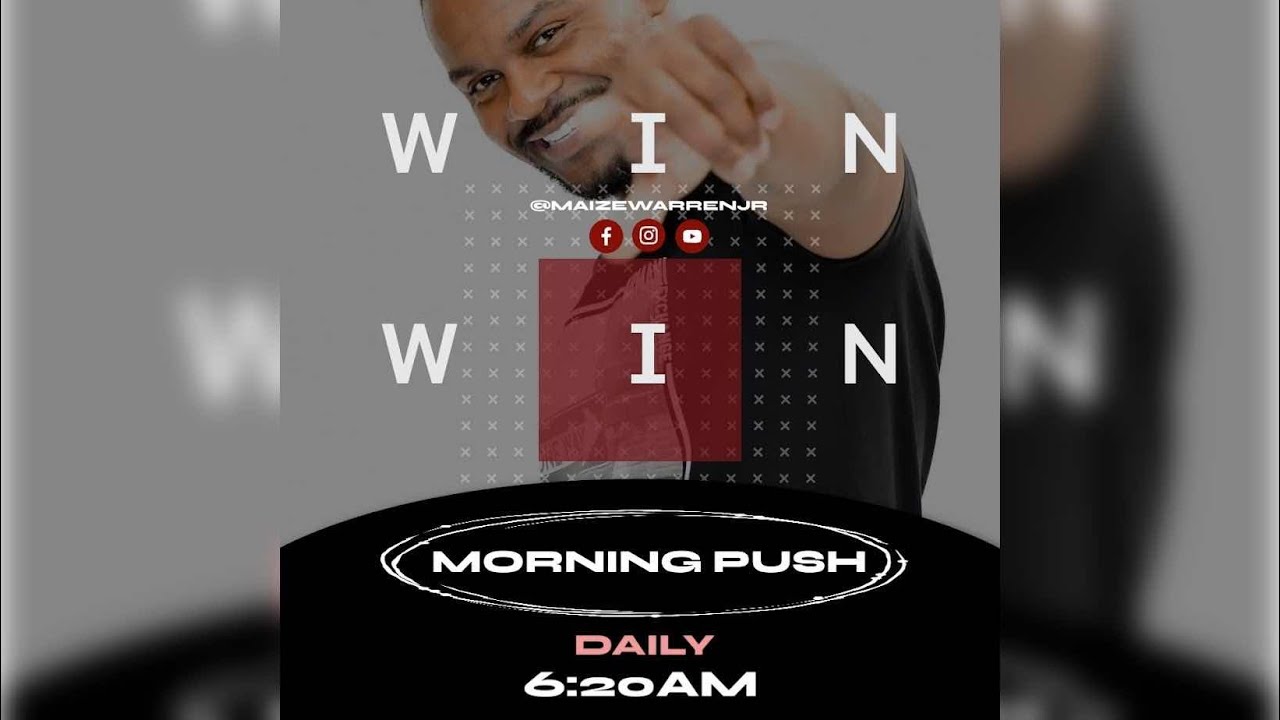 Morning PUSH...JUMP IN! #morningprayer #pushsquad