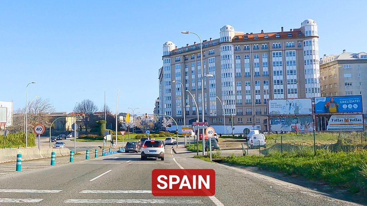 Driving Into the Heart of Galicia | Scenic Journey from Santiago to A Coruña 🇪🇸