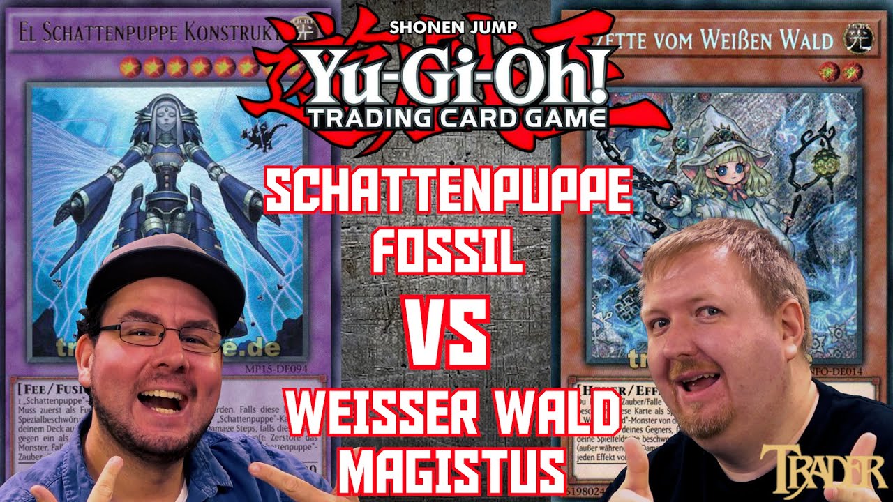 YuGiOh Shaddoll Fossil VS Weißer Wald Magistus deutsch | Stream Duell 839 | Master Duel | Trader