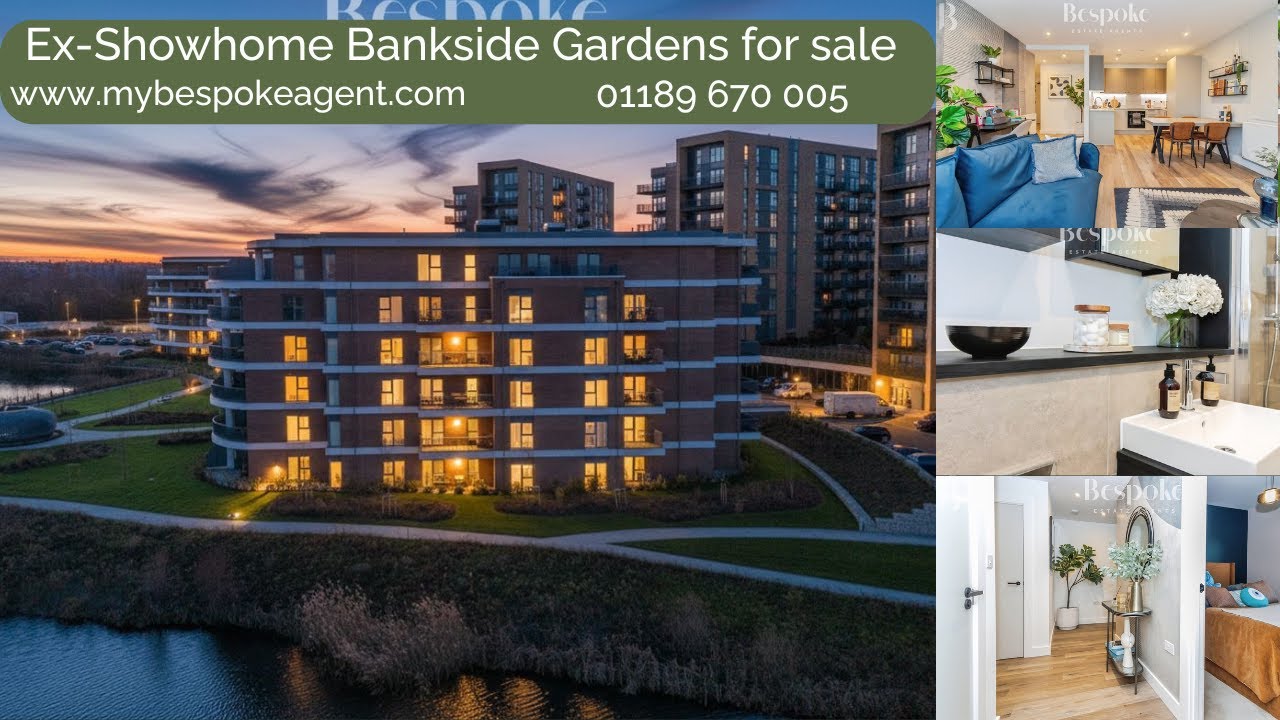 Lakeside Ground Floor Apartment | Private Terrace | Bankside Gardens, Reading