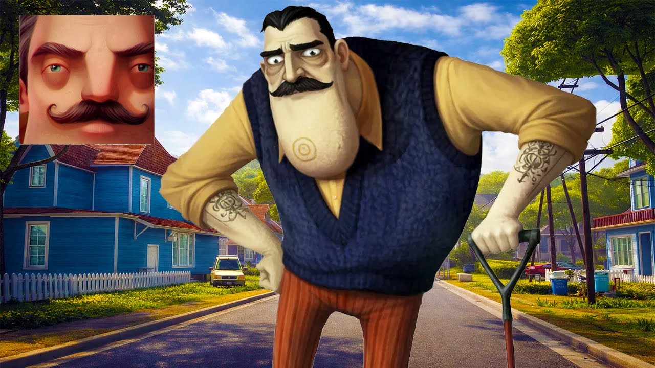 Hello Neighbor - My New Neighbor Big Hello Neighbor 3 Act 2 Trampoline Gameplay Walkthrough