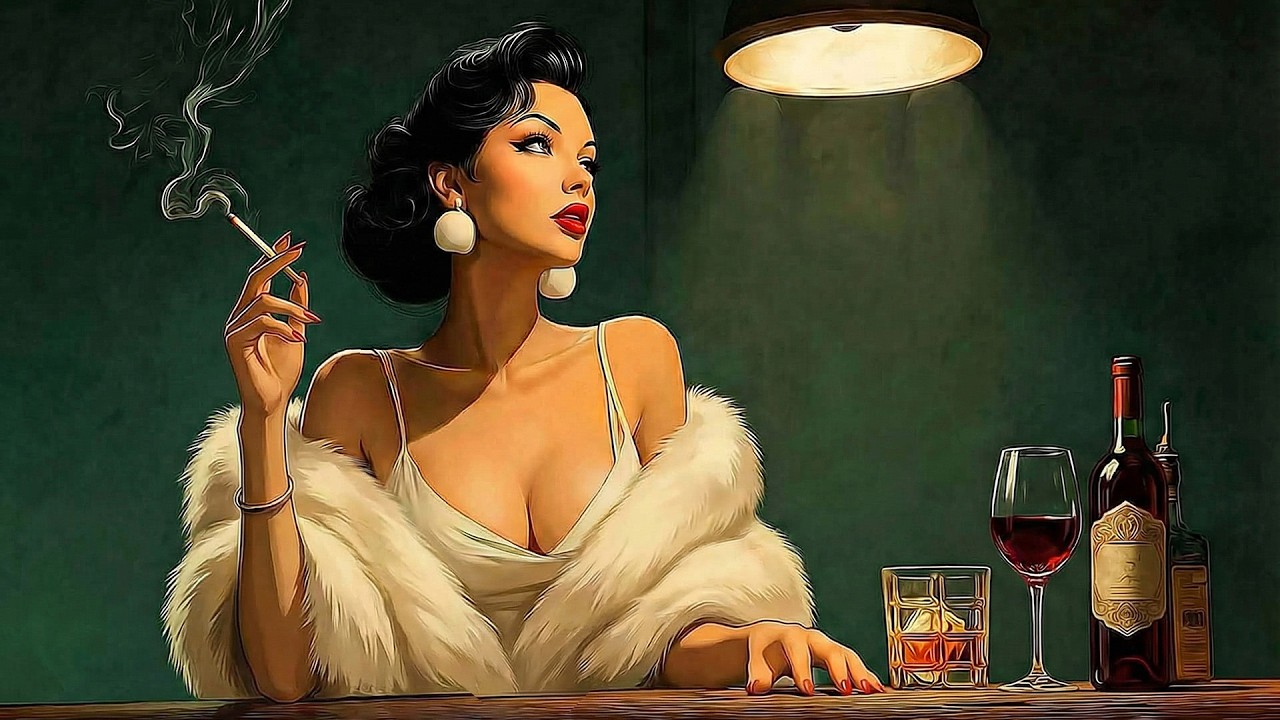 Vintage Winter Jazz Bar – Retro 1930s Cozy Jazz Playlist