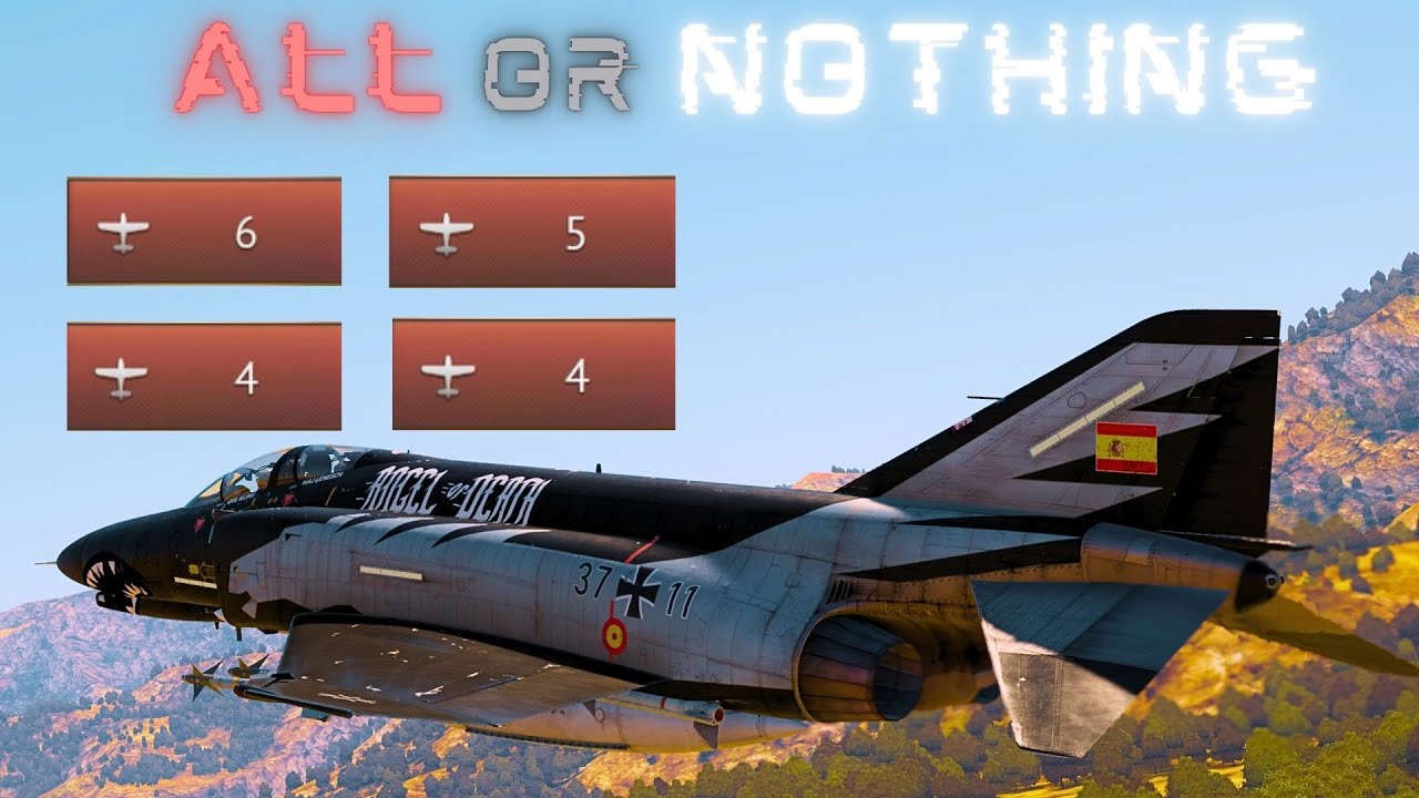 The Most Difficult Jet to Fly in Top Tier | F4F-ICE Phantom II | War Thunder Gameplay