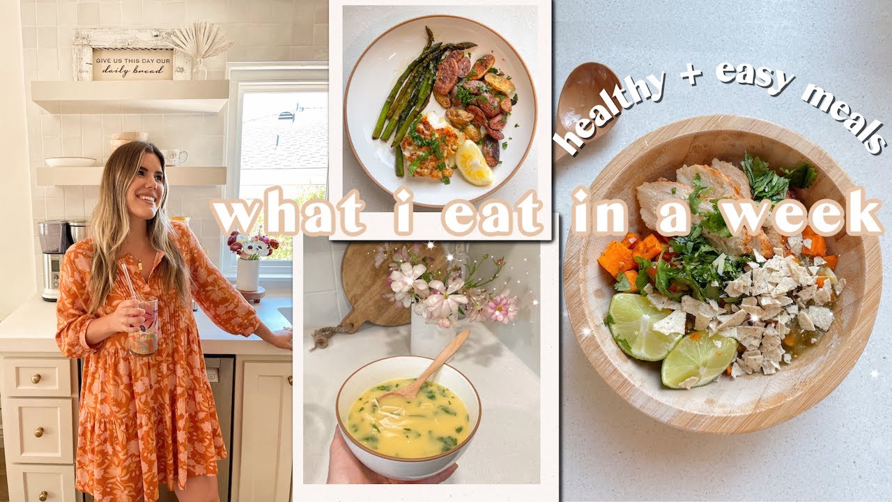 what I eat in a week for DINNER | my go-to easy & healthy dinner recipes!