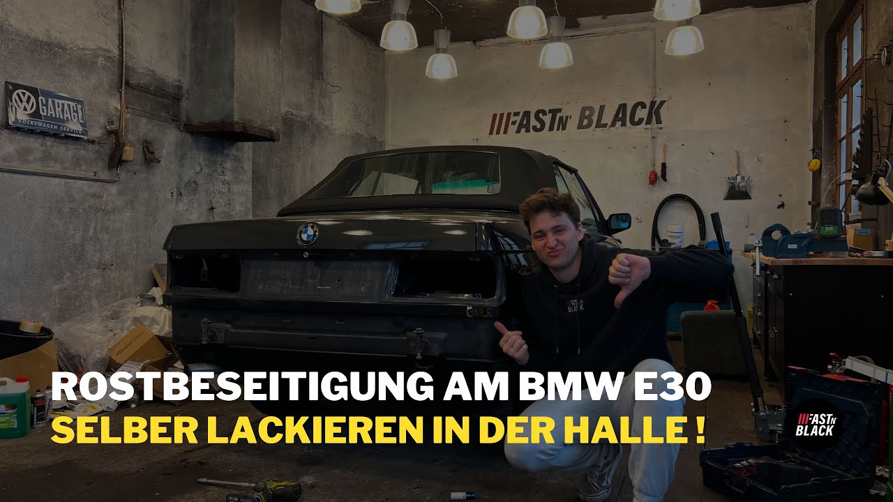 BMW E30 Cabrio | Heckblech selber lackieren ?! | Vorbereitungen | Teil 1
