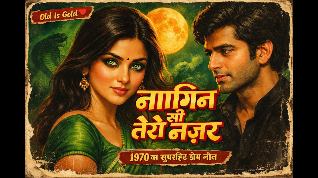नागिन सी तेरी नज़र 🐍 | 70s Bollywood Romantic Song | Old Is Gold Love Hit | Nagin Song 